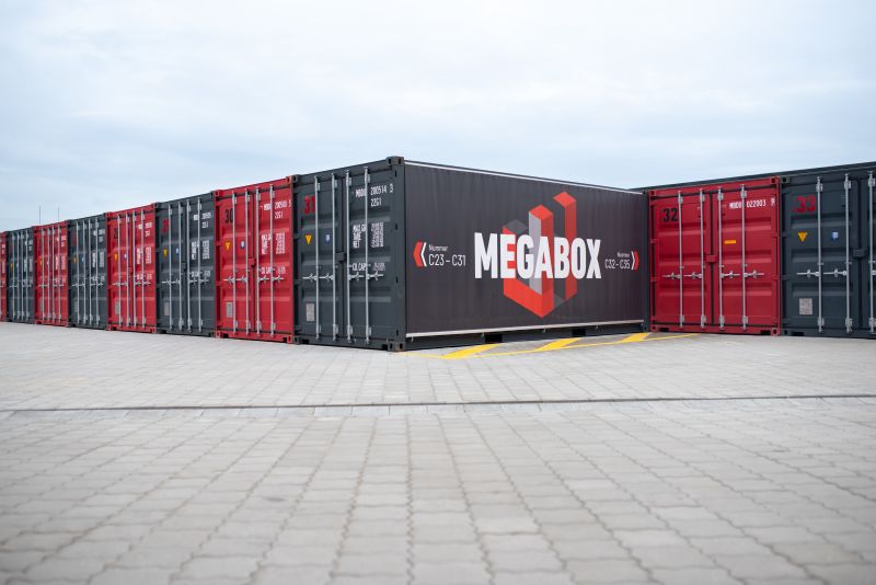 Megabox: Container-Lagerfläche im Lagerhus in Husum